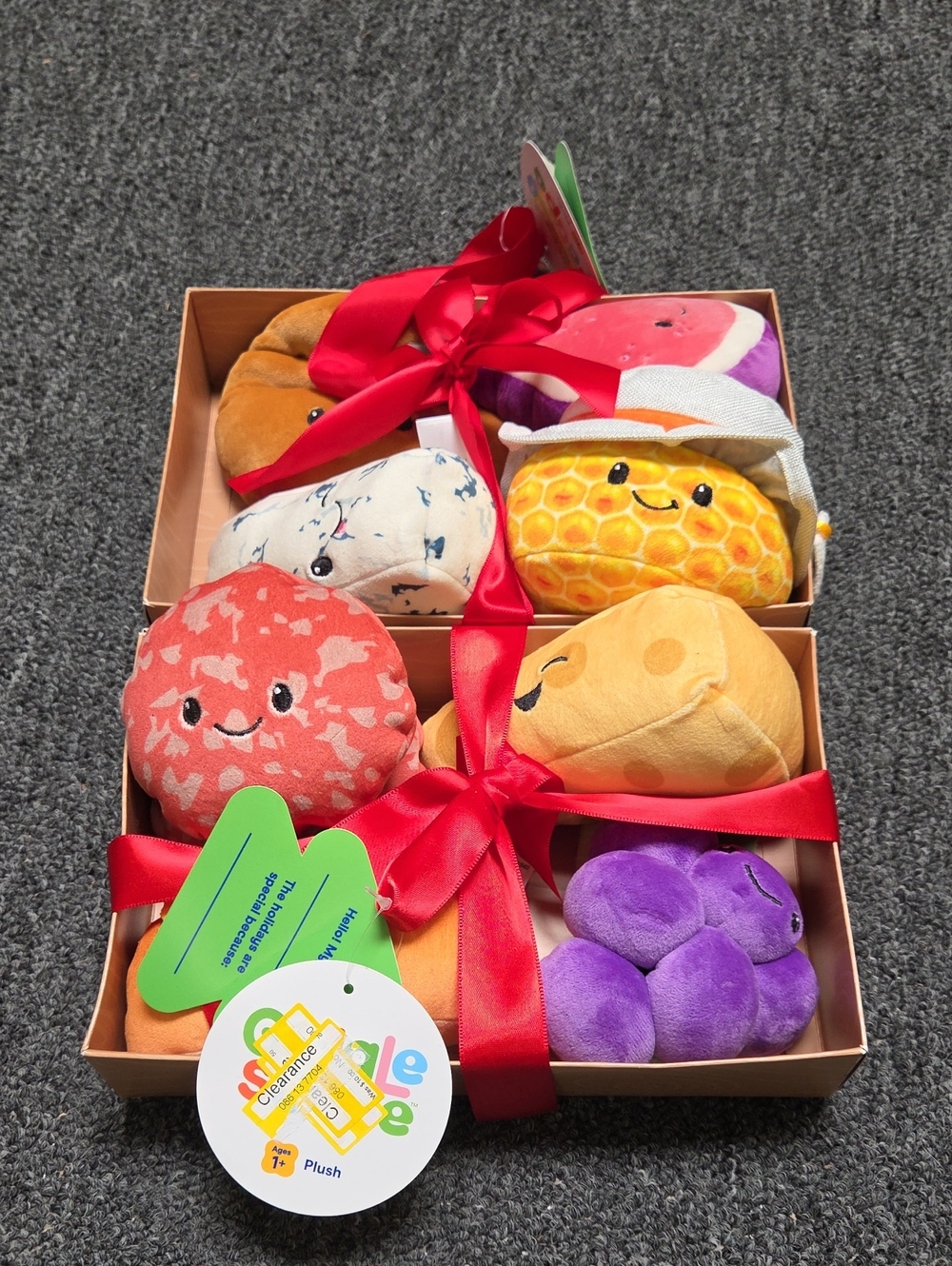 Giggle Scape Plushies Plush Fruit & Snack Surprise Set - Assorted Colors